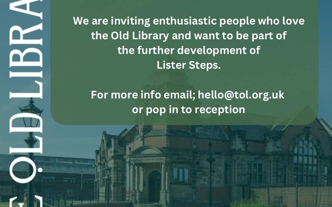 Join our ‘Friends of The Old Library’ Group