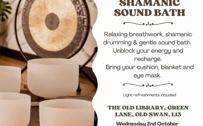 Relaxing Shamanic sound bath- 3rd October